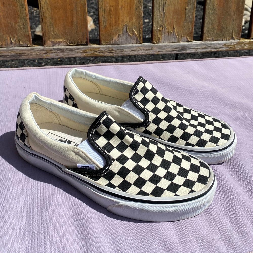 Men’s Checkered Vans Shoes